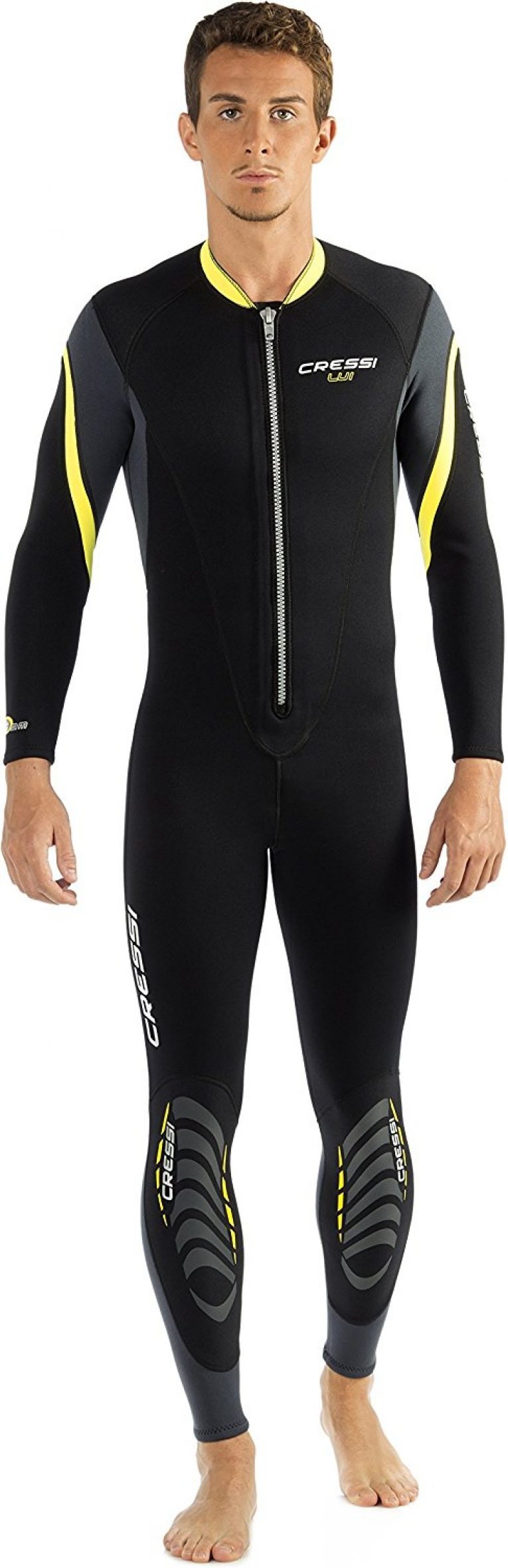 Cressi Baula - Combinaison De Plongée Isothermique Manches Courtes Jaune XL - Néoprène 2.5 Mm